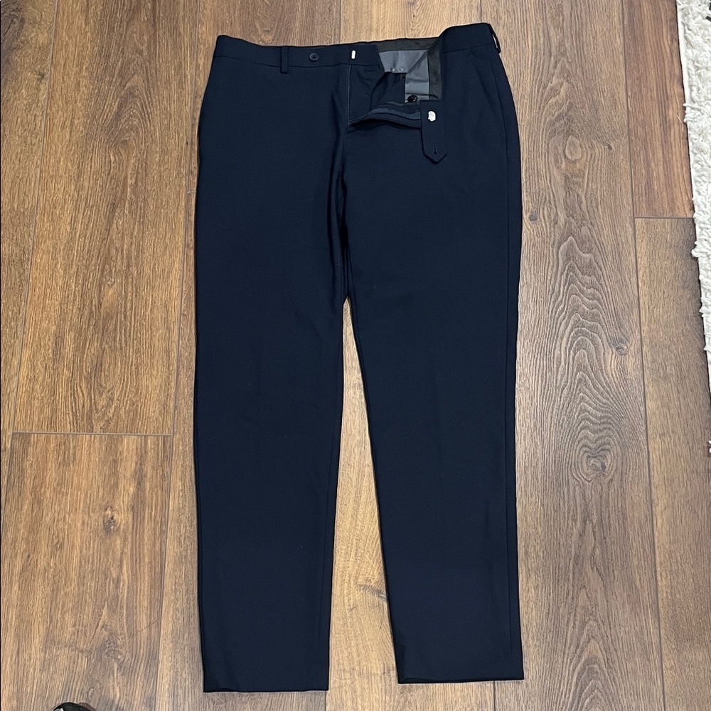 Calvin Klein Men's Dark Blue Dress Pants